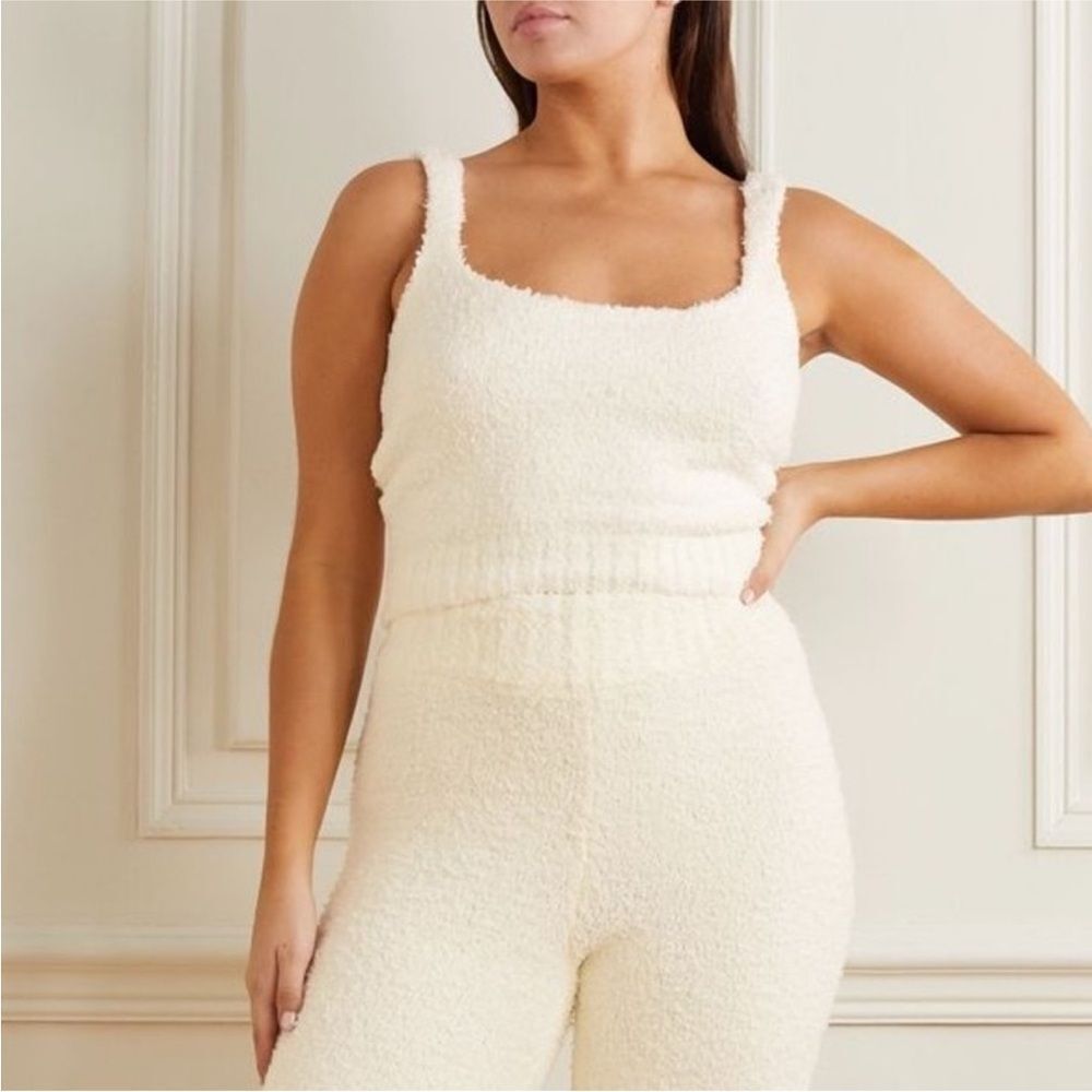 Skims Off White Boucle Sherpa Tank Top Size 4X-5X